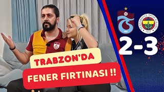 OLAYLI MAÇ TRABZONSPOR 23 FENERBAHÇE MAÇINA TEPKİ [upl. by Nazler]