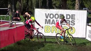 Cyclocross Juniors Kruibeke 14102017 quotPolderscrossquot [upl. by Liamsi2]