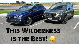 Crosstrek Wilderness vs Forester Wilderness which 2024 Subaru is Better [upl. by Aryc670]