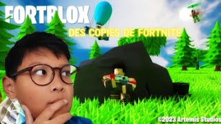 Je teste des copies de fortnite  quotFortbloxquot [upl. by Soiritos656]