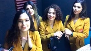 ¡DIVERTIDA ENTREVISTA 😁 CHICAS DE CORAZÓN SERRANO CANTANDO PRIMICIAS EN VIVO [upl. by Ary]