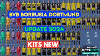 PES 2021 BVB Borussia Dortmund Kit Pack Update April 20232024 [upl. by Norwood200]