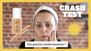 Les gouttes autobronzantes de LABORATOIRE BIARRITZ 🌿 CRASH TEST à refaire [upl. by Salakcin]