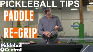 How to ReGrip a Pickleball Paddle and How to Add an Over Grip [upl. by Akino]