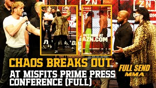 CHAOS BREAKS OUT AT MISFITS PRIME PRESS CONFERENCE FULL [upl. by Lelia330]