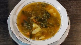 Grünkohlsuppe  Kale soup  Ohrovtova juha [upl. by Centeno]