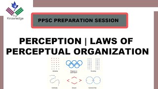 Perception  Form Perception  Figure and Ground  Laws of perceptual Organization in Urdu  Hindi [upl. by Airdnazxela559]