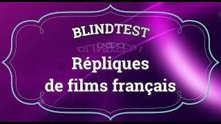 Blind test de répliques de films français [upl. by Viki88]