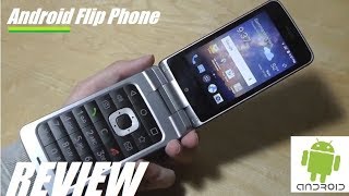 REVIEW ZTE Cymbal T  Android Flip Phone Smartphone [upl. by Seraphina]