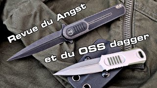 We Knife amp Justin Lundquist  Angst et OSS Dagger  Couteau despion remis au goût du jours [upl. by Enegue417]