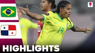 Brazil vs Panama  Highlights  Concacaf W Gold Cup Womens 27022024 [upl. by Coppinger]