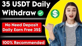 New Usdt Earning Site Usd Mining Site 2024 Best Investment Usdt Earning Website [upl. by Longan]