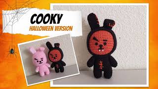 Cooky Halloween Version  Crochet Tutorial [upl. by Nylime]