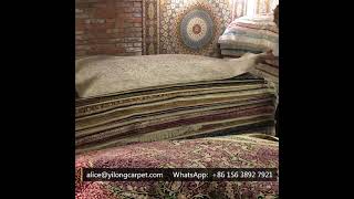 Handmade Persian silk rugs from Yilong are for sale [upl. by Heather]