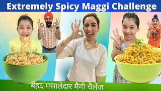 Extremely Spicy Maggi Challenge  RS 1313 FOODIE  Ramneek SIngh 1313  RS 1313 VLOGS [upl. by Marmaduke586]