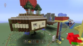 Minecraft Xbox  Speed Building Contest W iBallistic Squid  Part 2 [upl. by Mutua]