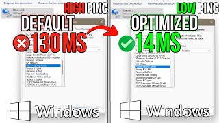 Optimize Your Network Adapter For Lowering Ping amp FIX Packet Loss In Gaming🔧✅ NEW TRICK 2023 [upl. by Hannahc]