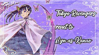 『 quotTokyo Revengers react to fyn as Kanaoquot┊React┊GC spoilher manga kny especial 1K┊TR⭒🌂𖧧홪 』 [upl. by Pennie]