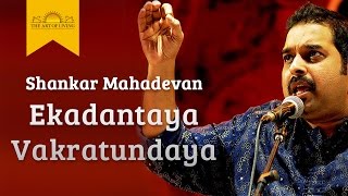 Ekadantaya Vakratundaya Gauri Tanaya  Shankar Mahadevan Live Performance [upl. by Ahseinar542]