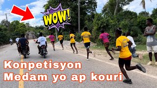 Medam yo ap kouri soti Roseaux rive nan Kafou Gomier  Kous A Pye… 7 Desanm 2023 [upl. by Trevor]