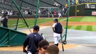 Ichiro Hitting Homeruns During Batting Practice at Safeco 42012 LIVE HD [upl. by Palumbo]