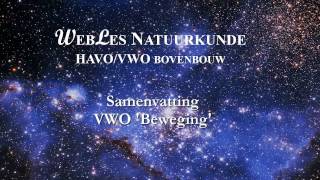 VWO6 Samenvatting Beweging [upl. by Neahs]