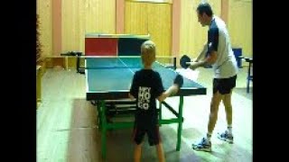 Kinder Tischtennis Training mit Anleitung [upl. by Lienet654]