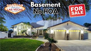 Luxury Home For Sale with Big Lot  No HOA  Near Summerlin  RV Parking  Home Tour  Las Vegas [upl. by Jezrdna955]