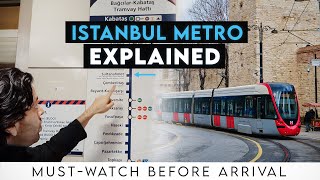 Istanbul Public Transport Guide amp Map Explained  Metro Routes Taksim to Sultan Ahmet amp More [upl. by Lavinia]