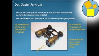 Galilei Fernrohr  Linsenarten  Rueff [upl. by Marla]