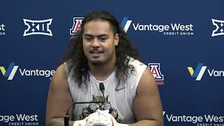 Arizona Football Press Conference  Rhino Tapaatoutai amp Wendell Moe Jr [upl. by Hyatt]