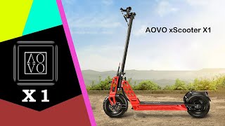 AOVO xScooter X1 đź”Ą MEGA hulajnoga w dobrej cenie  Recenzja 8K [upl. by Anoval]