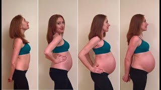 Pregnancy Time Lapse  300 photos in 2 mins [upl. by Auqinu]