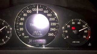 Mercedes CLK 320 W209 0  180 Acceleration [upl. by Barthol]