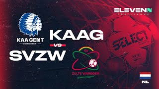 KAA Gent – SV Zulte Waregem hoogtepunten [upl. by Eelame]