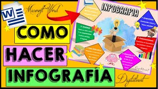 CÓMO HACER UNA INFOGRAFÍA EN WORD ✅ EN 5 MINUTOS✨ [upl. by Couchman788]