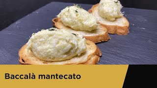 Baccalà mantecato gourmet [upl. by Anaujal410]