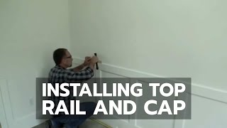 Installing Top Rail and Cap [upl. by Natanoy]