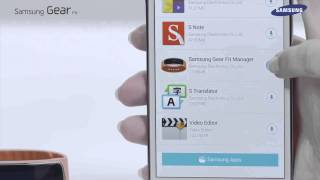 Wie verbinde ich das Samsung Gear Fit mit einem GALAXY Gerät HowToVideo [upl. by Aiuhsoj]