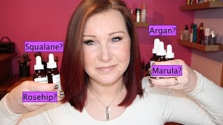 The Ordinary Skincare  Oils Review  Squalane Marula Argan Rosehip [upl. by Elane]