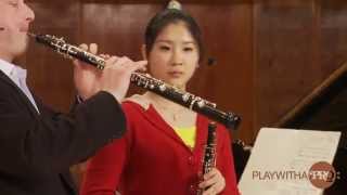 Oboe lessons with Leleux Strauss Oboe Concerto [upl. by Hsan838]