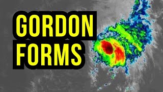 Tropical Storm Gordon forms in the Atlantic… [upl. by Chimene]