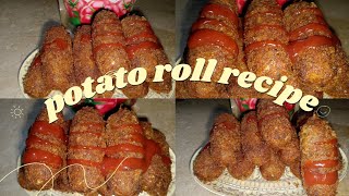 potato roll recipe cooking homemade recipe food [upl. by Nepets363]