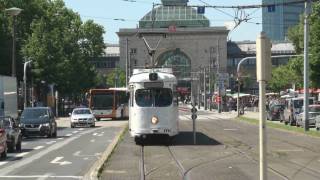 Straßenbahn Mannheim  Ludwigshafen  Der Typ GT6 Fahrschule [upl. by Assert716]