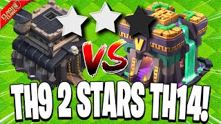 TH9 2 Stars TH14s to get to Legends League  Clash of Clans [upl. by Morehouse]