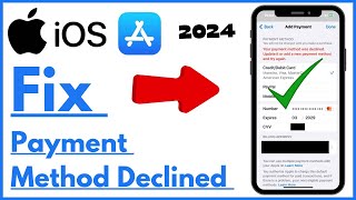 Your Payment Method was Declined Update it or add a New Payment Method and try again  iPhone iOS [upl. by Lilahk]