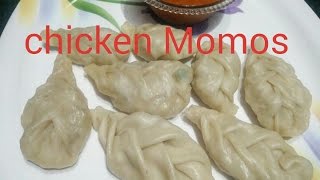 Chicken Momos recepi ll How To Cook chicken momos ll learning time with Sara khan [upl. by Joo933]