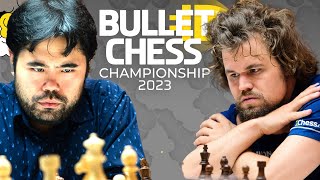 Hikaru Nakamura vs Magnus Carlsen  Full Match  Bullet Chess Championship 2023  EPIC Grand Final [upl. by Aleirbag]