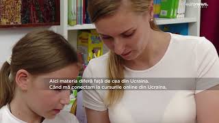 16 dintre copiii ucraineni merg la școală în România Bariera lingvistică printre cauze [upl. by Fernanda477]