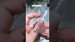 Autumn and winter soft color poly gel nails beginnernails polygeltutorial nailsdetails morovan [upl. by Dannel554]